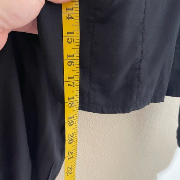 Free People Black Lace Trim Blouse - Picture 7 of 7